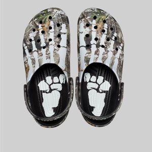 Crocs x Pleasures Classic Clog Camo Size 8 Camouflage Real Tree Glow Halloween